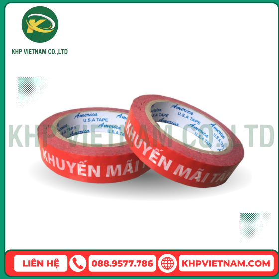 BĂNG KEO IN CHỮ KHUYẾN MÃI - KHP VIET NAM