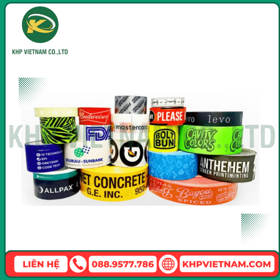 BĂNG KEO IN LOGO THƯƠNG HIỆU - KHP VIET NAM